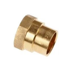 Compression Female Insert Straight Coupling 15mm
