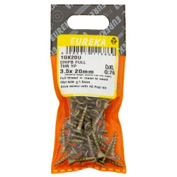Eureka Chipboard Screw 3.5x20mm Quantity:75