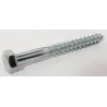 Eureka Coach Screw Galvanised Mild Steel 8x75mm Quantity:6
