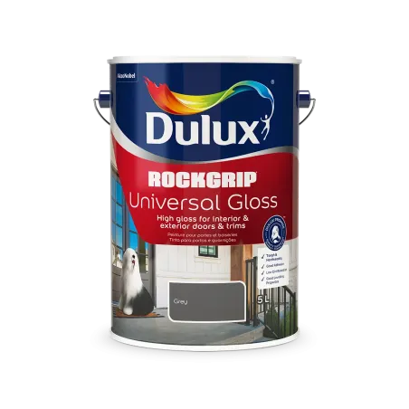 Rockgrip Universal Gloss 5L Grey, ROCKGRIP - Cashbuild