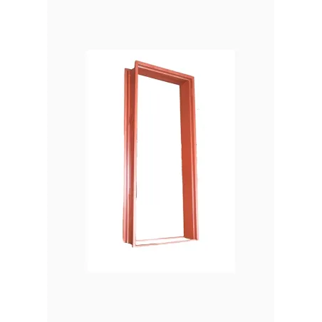 Doorframe Steel Left hand Medium Duty double rebated Fixed 115X813X2032mm,  - Cashbuild