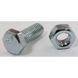 Eureka Set Screw & Nut Galvanised 6x16mm Quantity:20