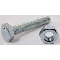 Eureka Set Screw & Nut Galvanised 10x60mm Quantity:10