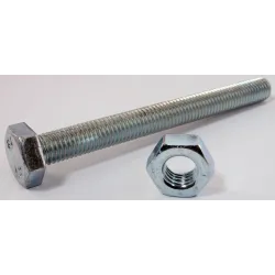 Eureka Set Screw & Nut Galvanised 10x100mm Quantity:6