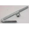 Eureka Hook Bolt & Nut Zinc Plated 6x90mm Quantity:15