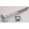 Eureka Cup Square Bolt & Nut Zinc Plated 10x120mm Quantity:4