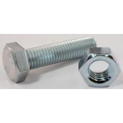 Eureka Set Screw & Nut Galvanised 12x50mm Quantity:6