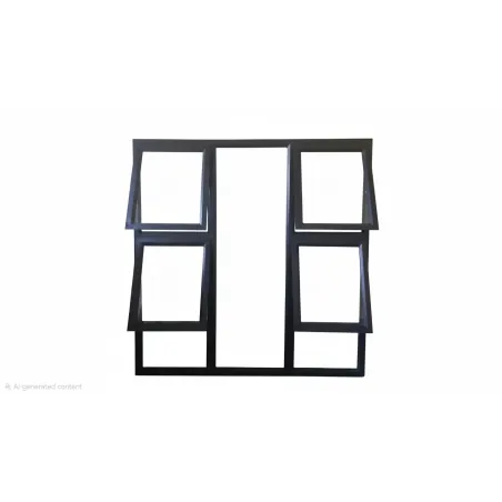 Window Frame Aluminium P4TT1515 1.5Mx1.5M Charcoal
