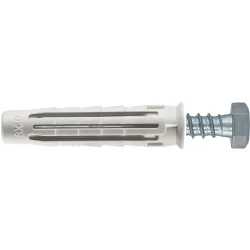 Dual Power  Nylon Plug Combo 12mm Quantity:4, Ruwag - Cashbuild