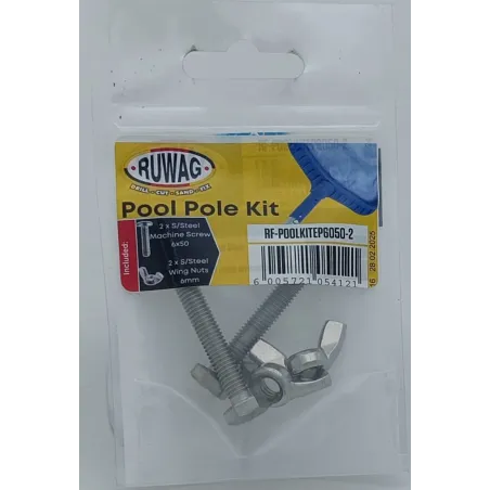 Pool Kit - Extension Pole 6x50mm Quantity:2, Ruwag - Cashbuild