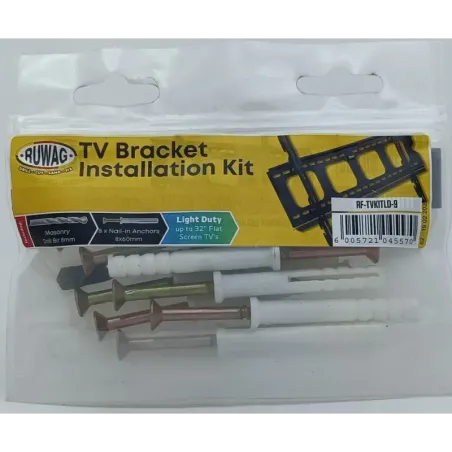 Flat Screen TV Kit Light Duty Quantity:9, Ruwag - Cashbuild