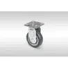 CASTOR 50MM GREY RUBBER FIXED PLATE, HILLALDAM - Cashbuild