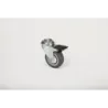 CASTOR 75MM GREY RUBBER BOLT HOLE & BRAKE, HILLALDAM - Cashbuild