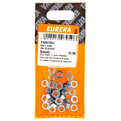 Eureka Machine Screw & Nut 4x12mm Quantity:20