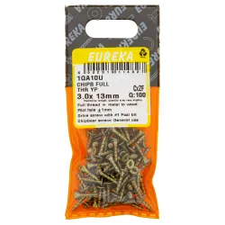 Eureka Chipboard Screw 3.0x13mm Quantity:100