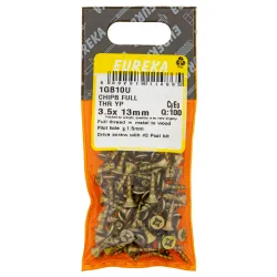 Eureka Chipboard Screw 3.5x13mm Quantity:100