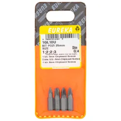 Eureka Pozi Drive Bit 50mm Quantity:4
