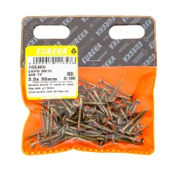 Eureka Chipboard Screw 3.5x30mm Quantity:100