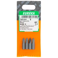 Eureka Screwdriving Bit 25mm Quantity:4