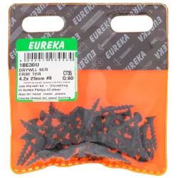 Eureka Drywall Screw Coarse Thread 42x25mm Quantity:60
