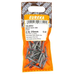 Eureka Wood Screw 40x20mm Quantity:40