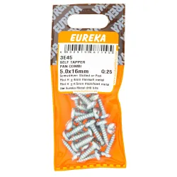 Eureka Self-tapper Pan Combi 50x16mm Quantity:25