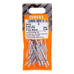 Eureka Rivet 32x8mm Quantity:30
