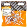 Eureka Blind Rivet Aluminium Large Flange 48x15mm Quantity:25