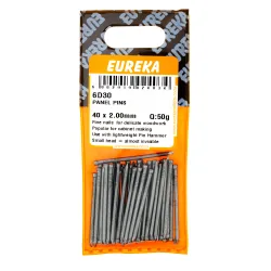 Eureka Panel Pins 40x200mm Quantity:50g