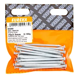Eureka Nail Masonry Fluted Flat Head 75x35mm Quantity:180g