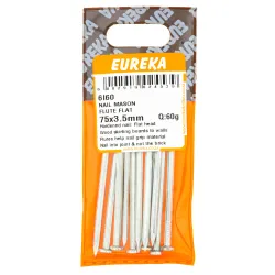 Eureka Nail Masonry Fluted Flat Head 75x35mm Quantity:60g