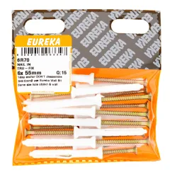 Eureka Nail-in Tru-fix 6x55mm Quantity:15