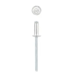 EUREKA BLIND RIVET OPEN 4X10mm ALUMINIUM Quantity:25