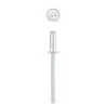 EUREKA BLIND RIVET OPEN 4X10mm ALUMINIUM Quantity:25