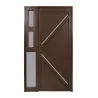 Door Aluminium Exquisite Sidelight 1.2X2.1m 75mm Bronze