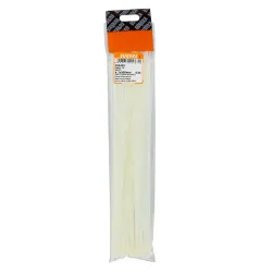 CABLE TIE 4.7X305mm WHITE QUANTITY:50