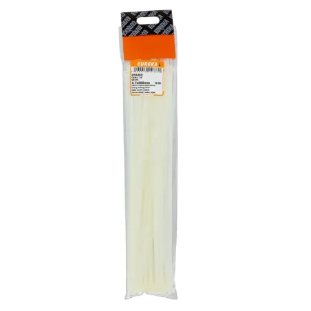 CABLE TIE 4.7X305mm WHITE QUANTITY:50,  - Cashbuild
