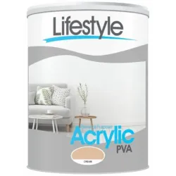 Excelsior Lifestyle Paint Pva 5L Cream - Cashbuild