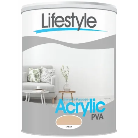 Excelsior Lifestyle Paint Pva 5L Cream - Cashbuild