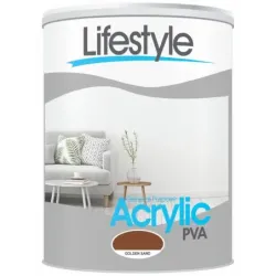 Excelsior Lifestyle Paint Pva 5L Gold San - Cashbuild