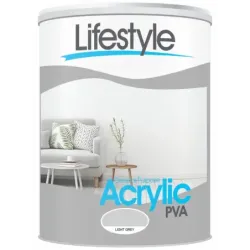 Excelsior Lifestyle Paint Pva 5L Grey - Cashbuild