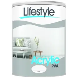 Excelsior Lifestyle Paint Pva 5L White - Cashbuild