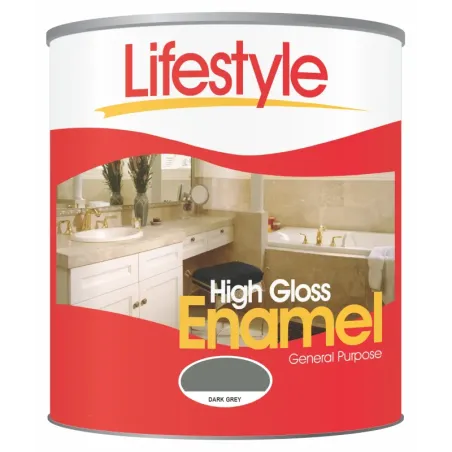 Excelsior Lifestyle Paint Gloss Enamel 1L Dark Grey