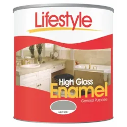 Excelsior Lifestyle Paint Gloss Enamel 1L Light Grey - Cashbuild