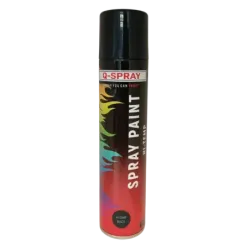 Q-Spray Paint Hi-Temp Black 300ml, Q-Spray - Cashbuild