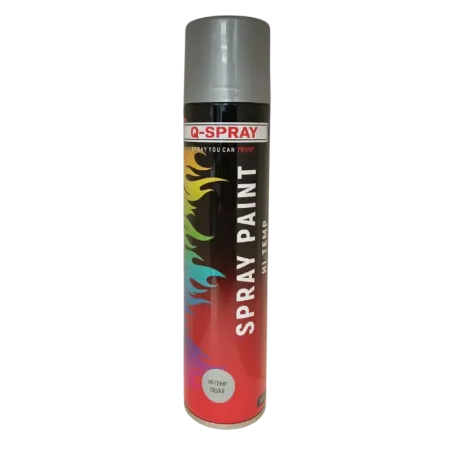 Q-Spray Paint Hi-Temp Silver 300ml, Q-Spray - Cashbuild