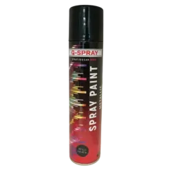 Q-Spray Paint Metallic Gun Metal Grey 300ml, Q-Spray - Cashbuild