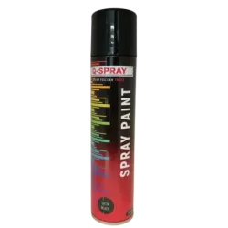 Q-Spray Paint Satin Black 300ml, Q-Spray - Cashbuild