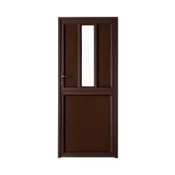 Door Aluminium Stable Eco Vertex Panel Bronze - Cashbuild