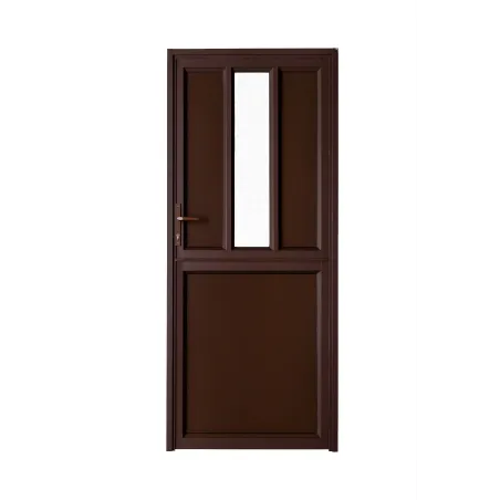 Door Aluminium Stable Eco Vertex Panel Bronze - Cashbuild